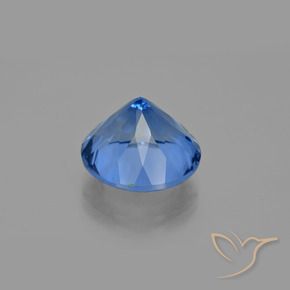Fluorite che cambia colore Blu scuro naturale da 14.16 ct, Rotondo, VS