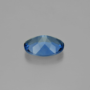 Fluorite cangiante blu navy naturale da 17,94 ct, taglio ovale, VS