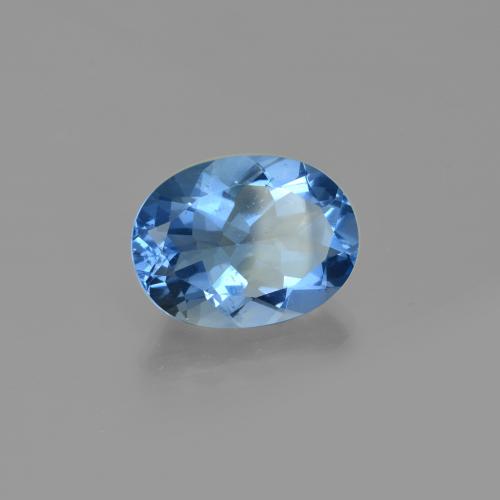 Fluorite cangiante blu scuro naturale da 20,16 ct, taglio ovale, VS