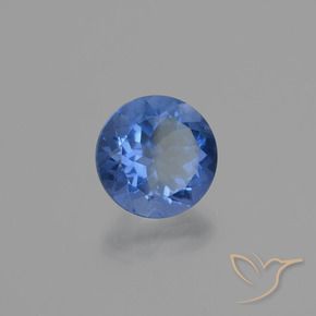 Fluorite che cambia colore Blu scuro naturale da 11.33 ct, Rotondo, VS
