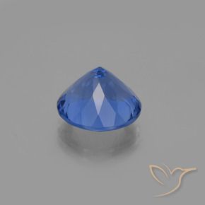 Fluorite che cambia colore Blu scuro naturale da 11.61 ct, Rotondo, VVS-VS
