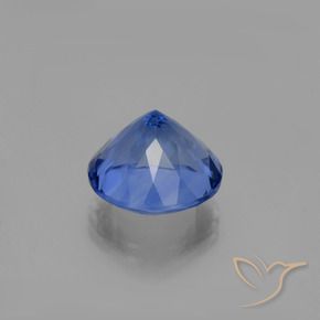 Fluorite che cambia colore Blu Navy Intenso naturale da 14.55 ct, Rotondo, VVS-VS