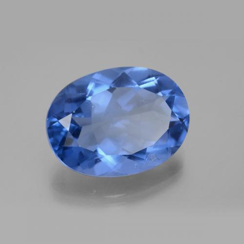 Fluorite che cambia colore Blu navy naturale da 20.94 ct, Taglio ovale, VS