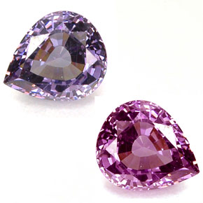 Granato cangiante naturale multicolore da 0,71 ct, taglio a pera, VS