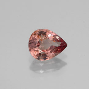 Granato cangiante Rosato a rosso-rosa naturale da 1.05 ct, Forma a pera, VS-SI
