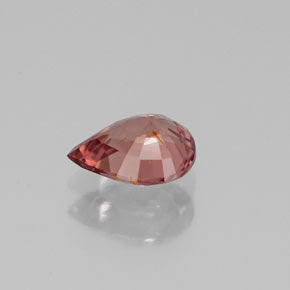 Granato cangiante Rosato a rosso-rosa naturale da 1.05 ct, Forma a pera, VS-SI