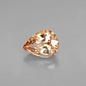 Granato cangiante naturale  da 1,29 ct, taglio a pera, VS-SI