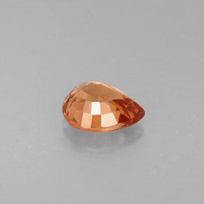 Granato cangiante naturale  da 1,23 ct, taglio a pera, VVS-VS