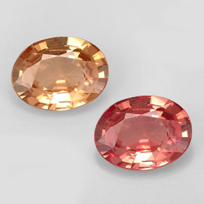 Granato cangiante naturale multicolore da 1,12 ct, taglio ovale, VVS-VS