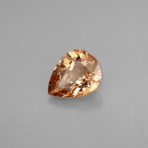 Granato cangiante naturale multicolore da 1,40 ct, taglio a pera, VS-SI