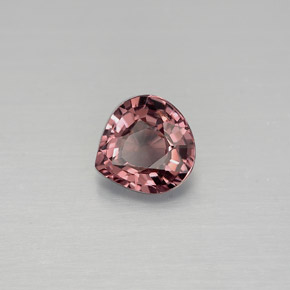 Granato cangiante Rosato a rosso-rosa naturale da 0.75 ct, Forma a pera, VS-SI