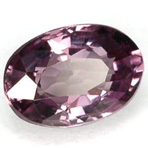 Granato cangiante Rosa violaceo naturale da 0.55 ct, Taglio ovale, VS