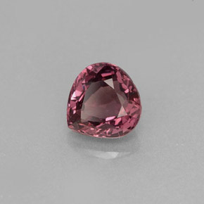 Granato cangiante Viola a rosso-rosa naturale da 0.92 ct, Forma a pera, VS