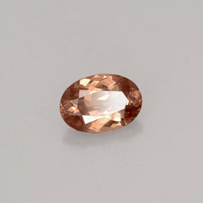 Granato cangiante Marrone dorato a rosa naturale da 0.94 ct, Taglio ovale, VS-SI