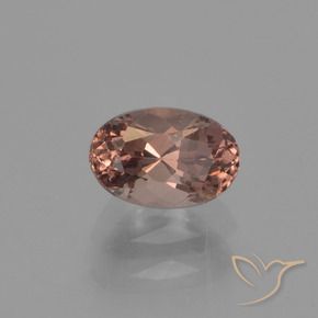 Granato cangiante marrone pecan naturale da 0.73 ct, Ovale, VVS-VS