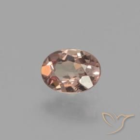 Granato cangiante Hickory Brown naturale da 0.41 ct, Taglio ovale, VS