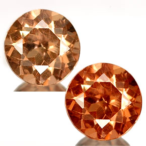Granato cangiante naturale  da 0,45 ct, taglio rotondo, VS
