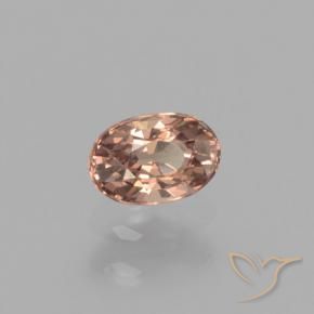 Granato cangiante naturale marrone da 0,43 ct, taglio ovale, VVS-VS