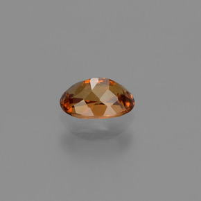 Granato cangiante Marrone dorato ad arancione naturale da 0.65 ct, Taglio ovale, VVS-VS