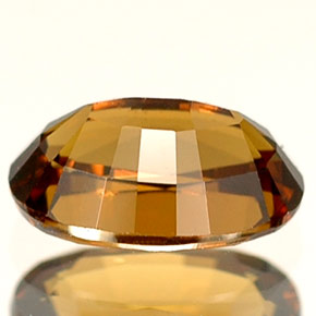 Granato cangiante Arancione naturale da 0.65 ct, Taglio ovale, VVS-VS