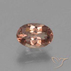 Granato cangiante naturale marrone da 0,67 ct, taglio ovale, VS