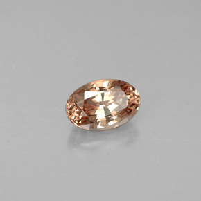 Granato cangiante Marrone dorato ad arancione naturale da 0.66 ct, Taglio ovale, VS