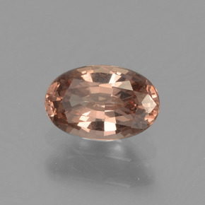 Granato cangiante naturale marrone da 0,59 ct, taglio ovale, VS