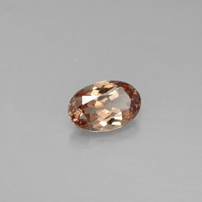 Granato cangiante Marrone dorato ad arancione naturale da 0.57 ct, Taglio ovale, VS