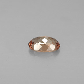 Granato cangiante Marrone dorato ad arancione naturale da 0.57 ct, Taglio ovale, VS