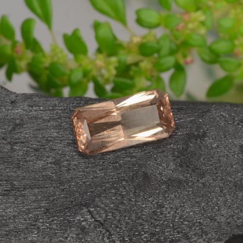 Granato cangiante Hickory Brown naturale da 0.71 ct, Taglio smeraldo, VS-SI