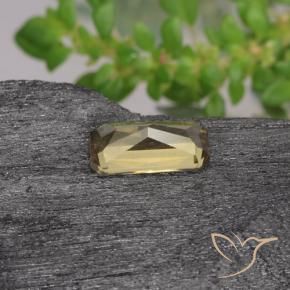 Granato cangiante Giallo terroso naturale da 0.74 ct, Ottagonale / Taglio smeraldo, VVS-VS