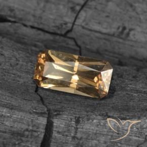 Granato cangiante Marrone dorato naturale da 0.71 ct, Ottagonale / Taglio smeraldo, VS