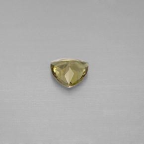 Granato cangiante Marrone verdastro a rosa rossa naturale da 0.60 ct, Taglio trillion, VS