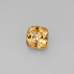 Granato cangiante Marrone dorato ad arancione naturale da 0.85 ct, Taglio a cuscino, VS