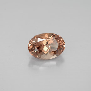 Granato cangiante Rosato a rosso-rosa naturale da 1.17 ct, Taglio ovale, VS