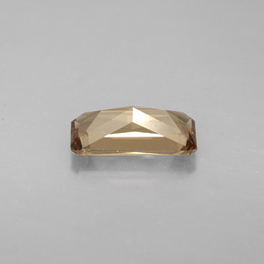 Granato cangiante Marrone dorato ad arancione naturale da 1.44 ct, Taglio smeraldo, VS