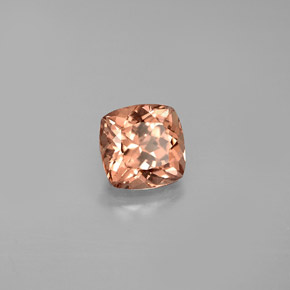 Granato cangiante Marrone dorato a rosa naturale da 1.13 ct, Taglio a cuscino, VS