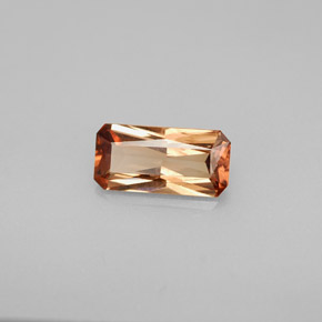 Granato cangiante naturale multicolore da 1,26 ct, taglio smeraldo, VS