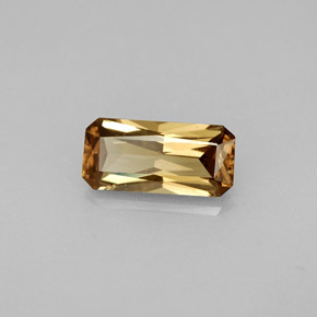 Granato cangiante naturale multicolore da 1,28 ct, taglio smeraldo, VS