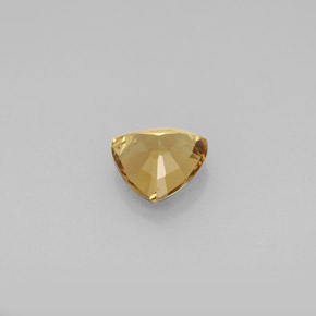 Granato cangiante Marrone dorato ad arancione naturale da 0.89 ct, Taglio trillion, VS