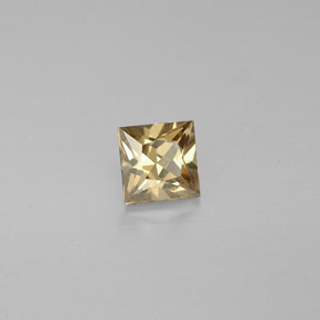 Granato cangiante naturale cangiante da 0,49 ct, quadrato, VVS-VS