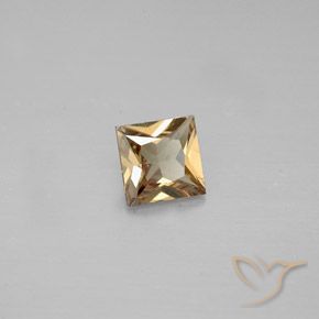 Granato cangiante Marrone dorato naturale da 0.51 ct, Quadrato, VVS-VS