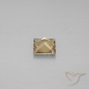 Granato cangiante Marrone dorato naturale da 0.51 ct, Quadrato, VVS-VS