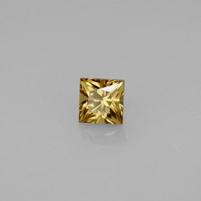 Granato cangiante Marrone verdastro a arancio naturale da 0.55 ct, Quadrato, VVS-VS