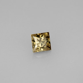 Granato cangiante naturale multicolore da 0,54 ct, quadrato, VS