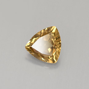 Granato cangiante Marrone dorato ad arancione naturale da 0.79 ct, Taglio trillion, VS