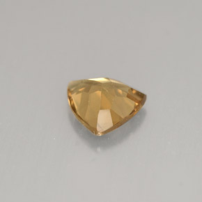 Granato cangiante Marrone dorato ad arancione naturale da 0.79 ct, Taglio trillion, VS