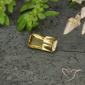 Granato cangiante Giallo dorato naturale da 0.62 ct, Ottagonale / Taglio smeraldo, VVS-VS