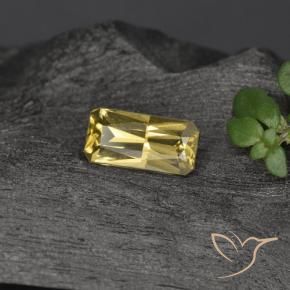 Granato cangiante Giallo dorato naturale da 0.69 ct, Ottagonale / Taglio smeraldo, VVS-VS