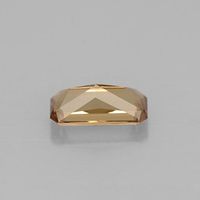 Granato cangiante Marrone dorato ad arancione naturale da 0.80 ct, Taglio smeraldo, VVS-VS